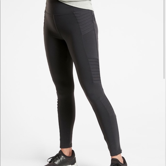 Athleta Pants - athleta delancy moto tight